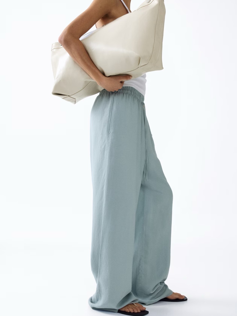 NWT H&M Linen Blend Pants